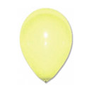 12 Ballons jaunes clairs 28 cm