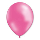 100 Ballons métalliques roses 29 cm