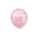 Ballons roses Happy Birthday