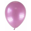 12 Ballons métallisés roses 28 cm