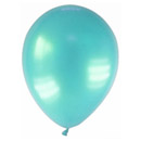 12 Ballons métallisés verts 28 cm
