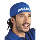 Bandana bleu supporter France adulte