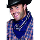 Bandana cowboy bleu