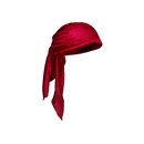 Bandana rouge adulte