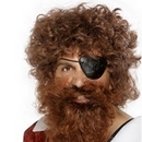 Barbe pirate marron homme