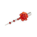 Barrette pour cheveux rose rouge femme