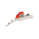 Barrette pour cheveux rose rouge femme