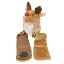 Bonnet avec écharpe renne adulte Noël