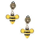 Boucles d'oreilles abeille adulte