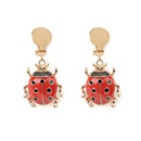 Boucles d\'oreilles coccinelle adulte