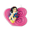 Bougie chiffre 3 Disney Princesses Journey™