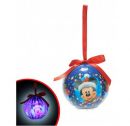 Boule lumineuse Mickey 7,5 cm Noël