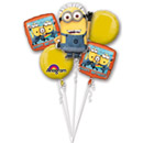 Bouquet ballons aluminium Minions