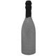 Canon à confettis bouteille pailletée argent