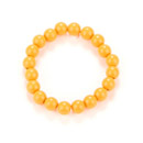 Bracelet perles orange adulte