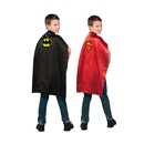 Cape réversible Batman™ et Superman™ enfant