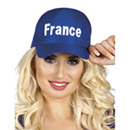 Casquette bleu supporter France adulte