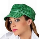 Casquette disco vert adulte