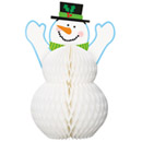 Centre de table Bonhomme de neige 30 cm