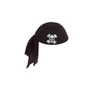 Chapeau bandana noir en polyester Pirate adulte