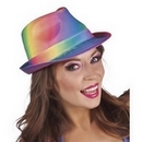 Chapeau borsalino arc-en-ciel adulte
