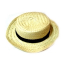 Chapeau canotier paille adulte