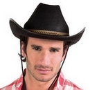Chapeau cowboy noir adulte