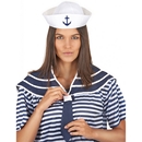 Chapeau et col bleu marin adulte