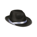 Chapeau gangster noir adulte