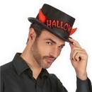 Chapeau haut de forme avec cornes adulte Halloween