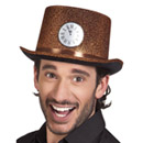 Chapeau haut de forme cuivré adulte