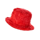 Chapeau peluche rouge adulte