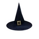 Chapeau sorcière avec boucle dorée adulte Halloween