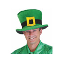 Chapeau velours vert Saint Patrick