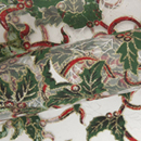 Chemin de table organza houx de Noël