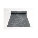 Chemin de table papier rouleau Harmony Anthracite/ Argent 0.4x10 m