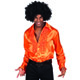 Chemise disco orange homme