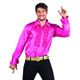 Chemise disco homme rose