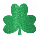 Décorations trèfles verts paillettés Saint-Patrick