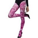 Collants roses marbrés femme