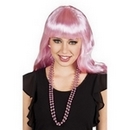 Collier en perles roses femme