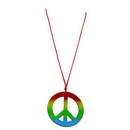 Collier hippie arc en ciel