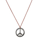 Collier hippie en plastique Adulte