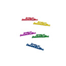 Confettis de table anniversaire multicolores
