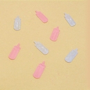Confettis de table forme biberon rose