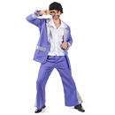 Déguisement disco violet homme