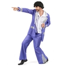 Déguisement disco violet homme