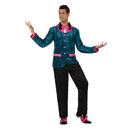 Déguisement style années 60 bleu et rose homme