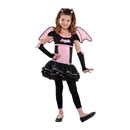 Déguisement chauve-souris rose fille Halloween