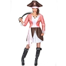 Déguisement pirate femme rose